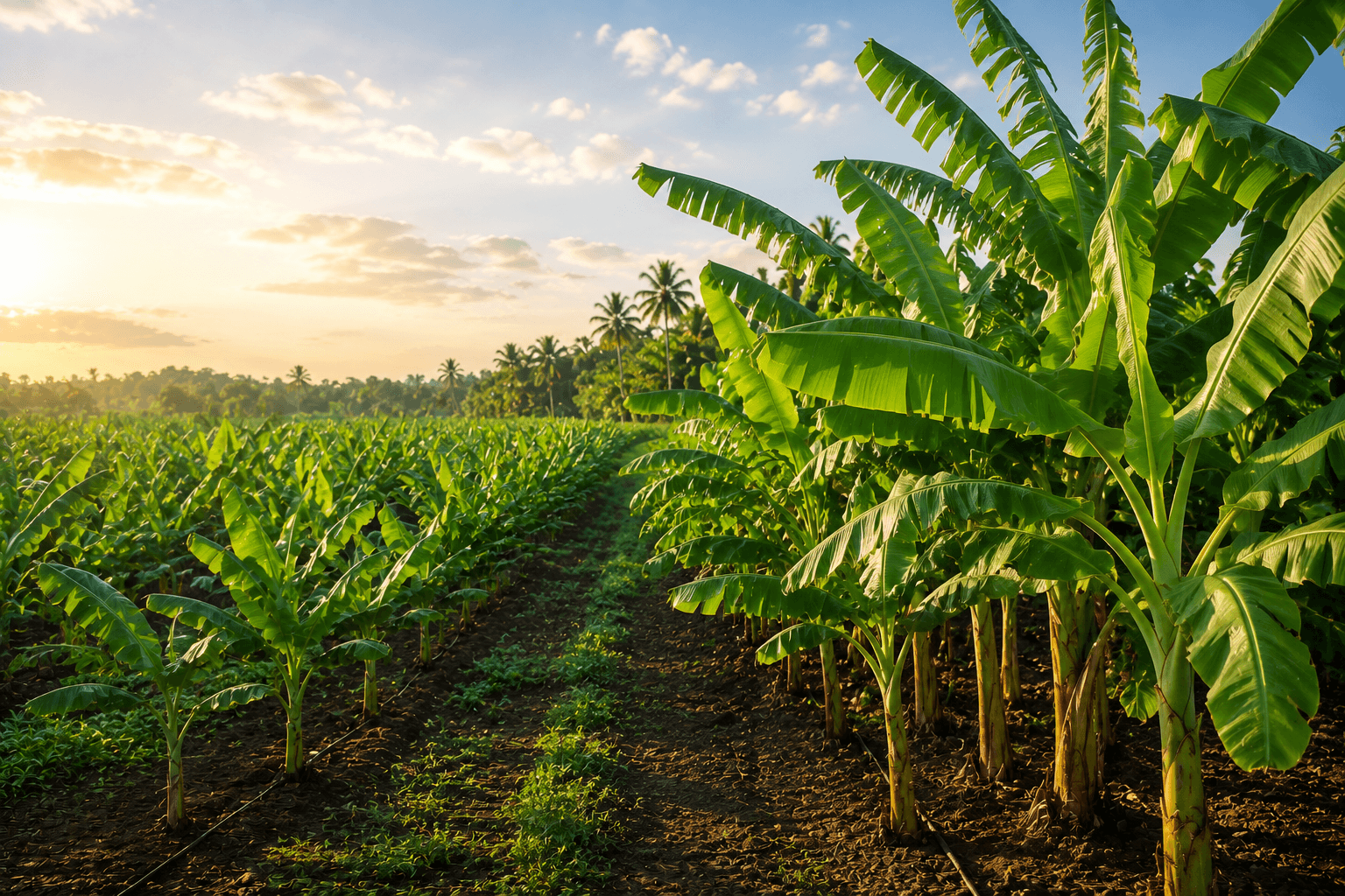 Banana tissue culture plants at Kumudvati Biotech